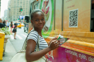 Outdoor advertising for Ballasox NYC