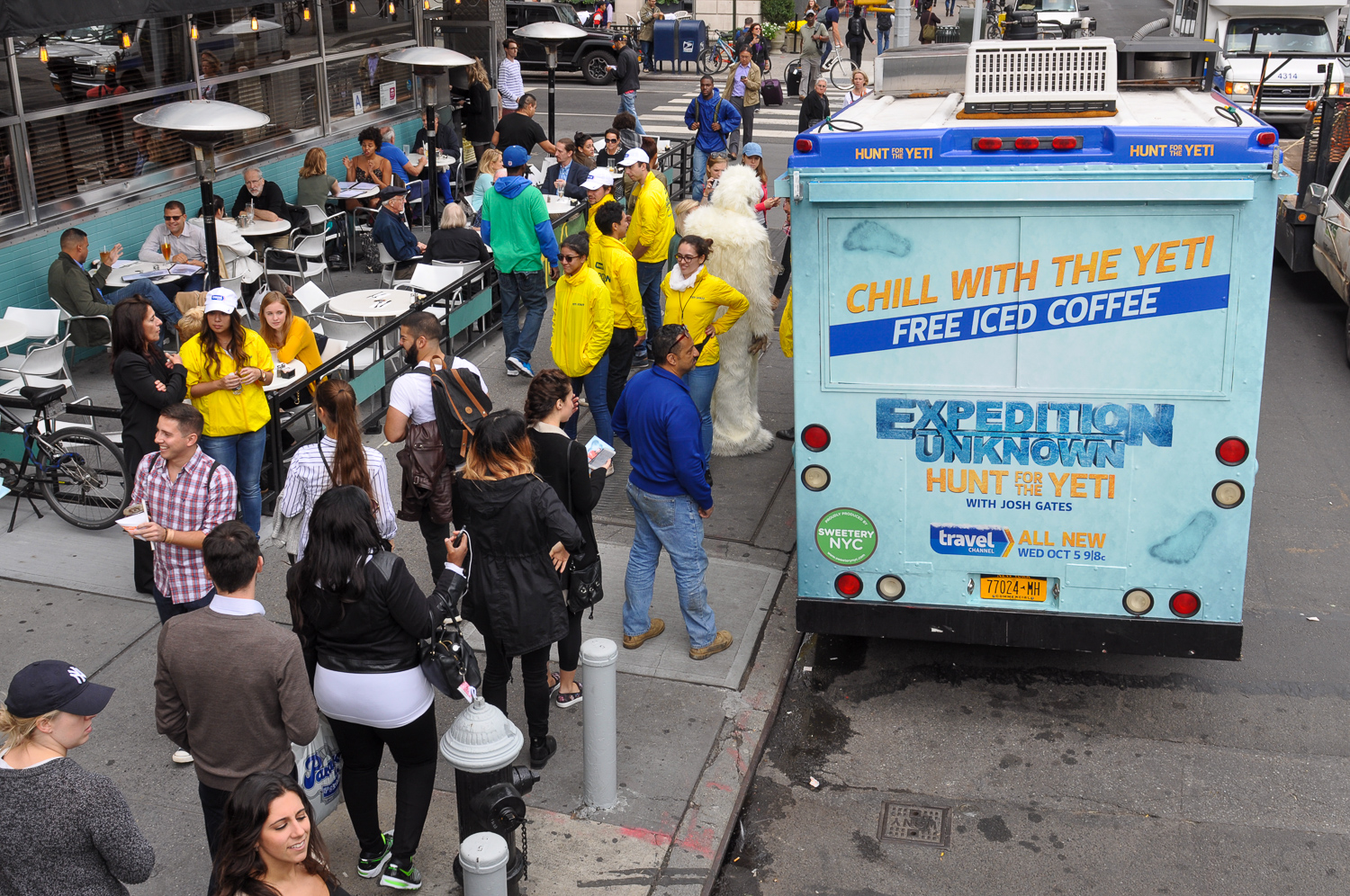 Yeti event marketing vehicles